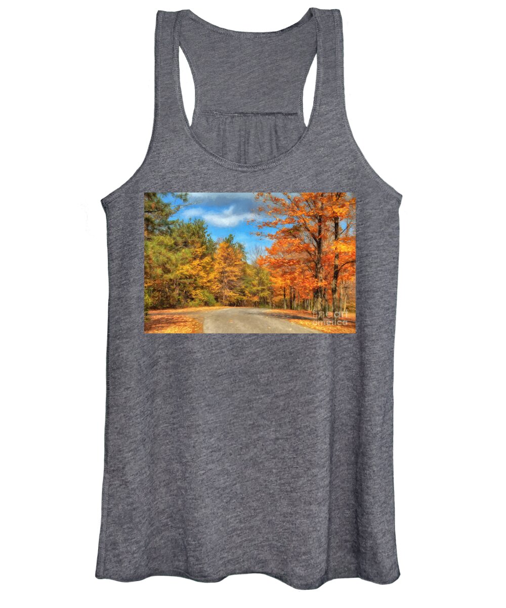 Autumn Women's Tank Top featuring the photograph Oh Happy Day by Lois Bryan