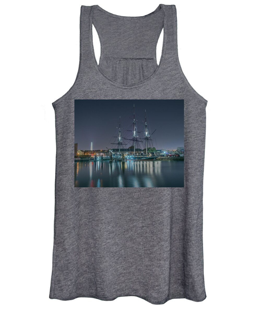 Boston Women's Tank Top featuring the photograph Old Iron Sides by Bryan Xavier