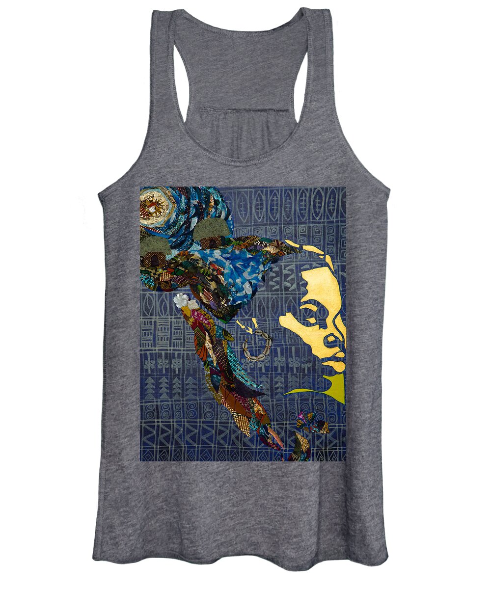 Profile Women's Tank Top featuring the tapestry - textile Ori Dreams of Home by Apanaki Temitayo M