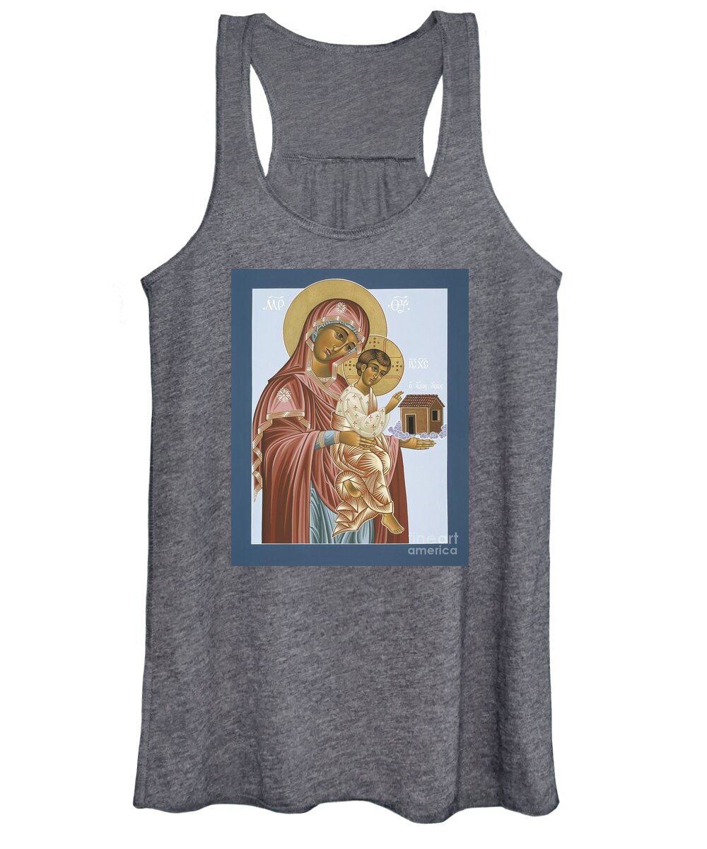 Icons Women's Tank Top featuring the painting Our Lady of Loretto 033 by William Hart McNichols