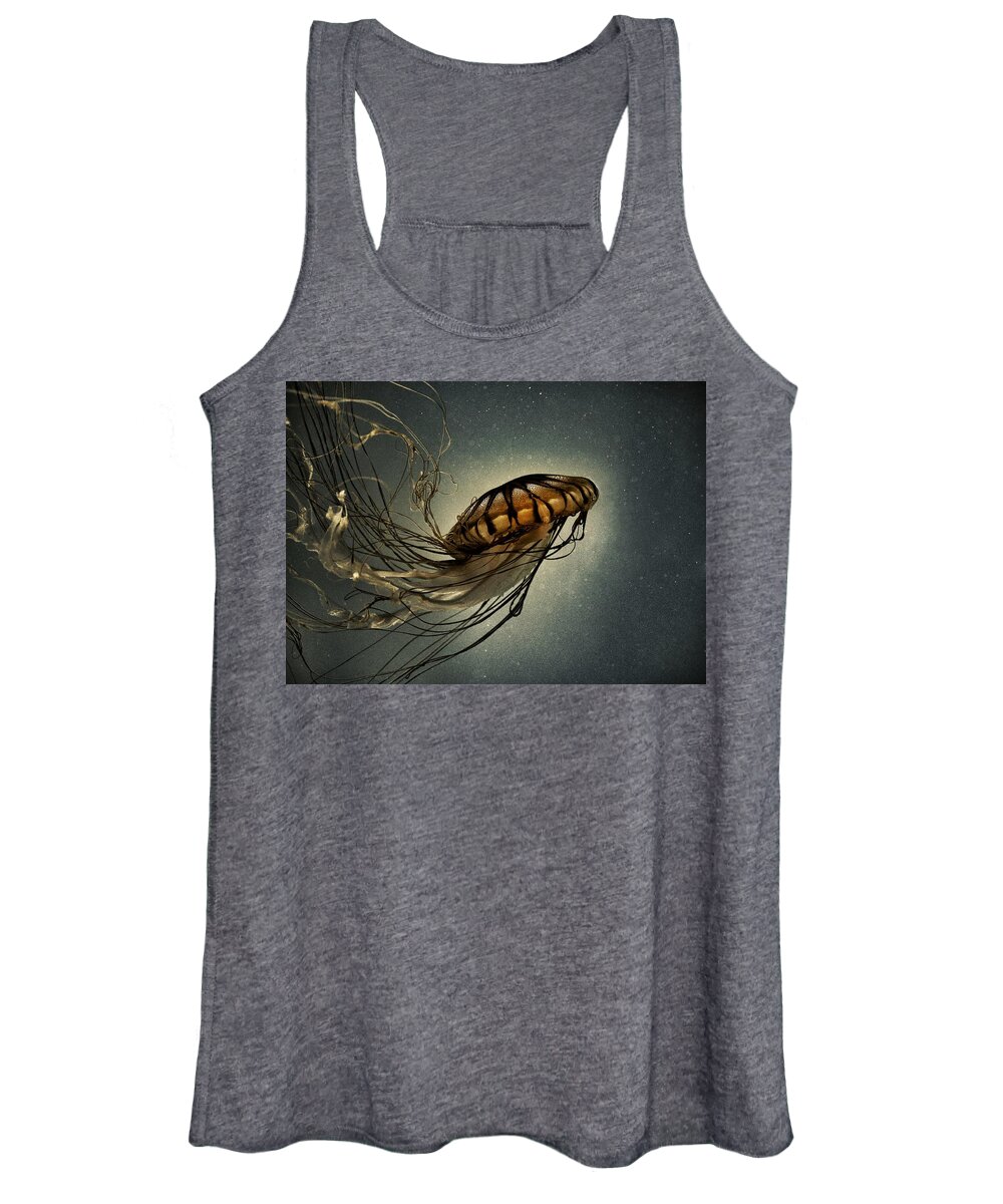 Pacific Sea Nettle Women's Tank Top featuring the photograph Pacific Sea Nettle by Marianna Mills
