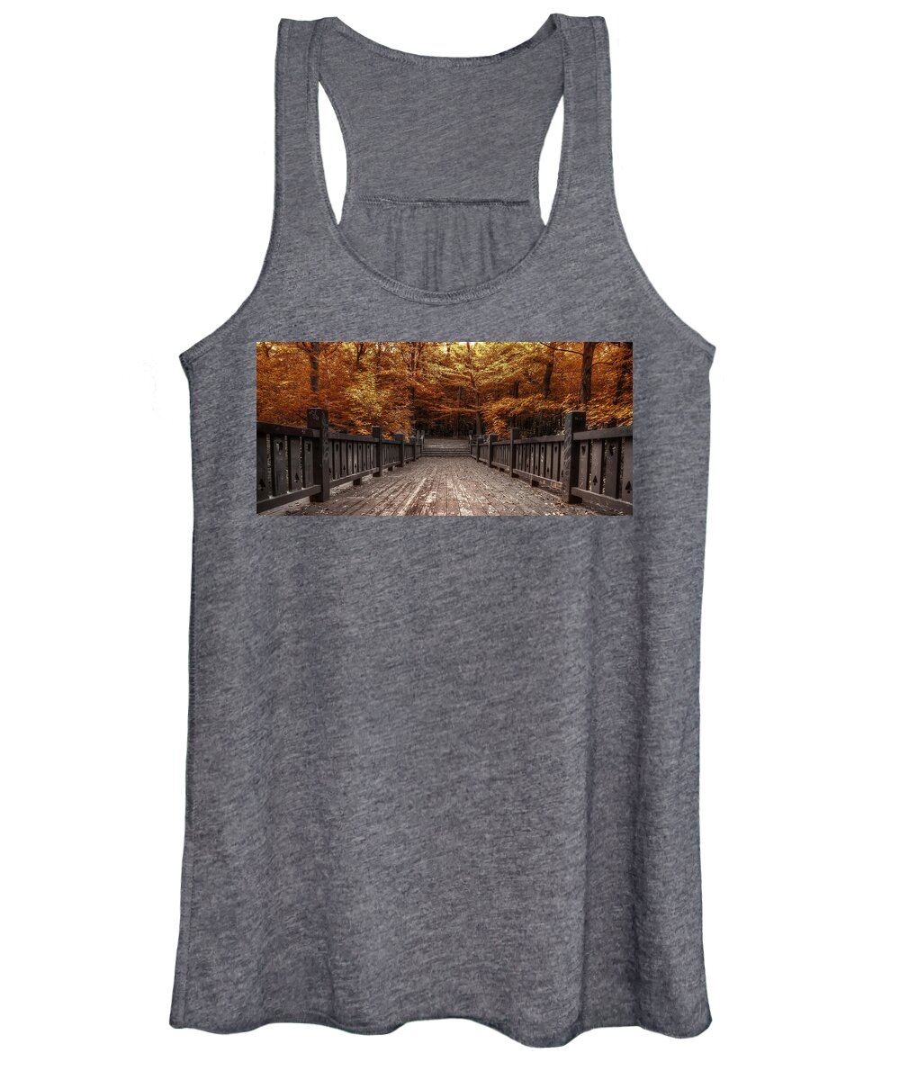 Landscape Women's Tank Top featuring the photograph Path to the Wild Wood by Scott Norris