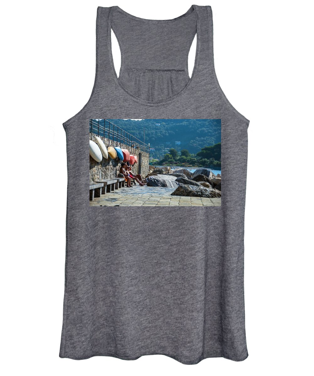 Europe Women's Tank Top featuring the photograph People Watching by Matt Swinden