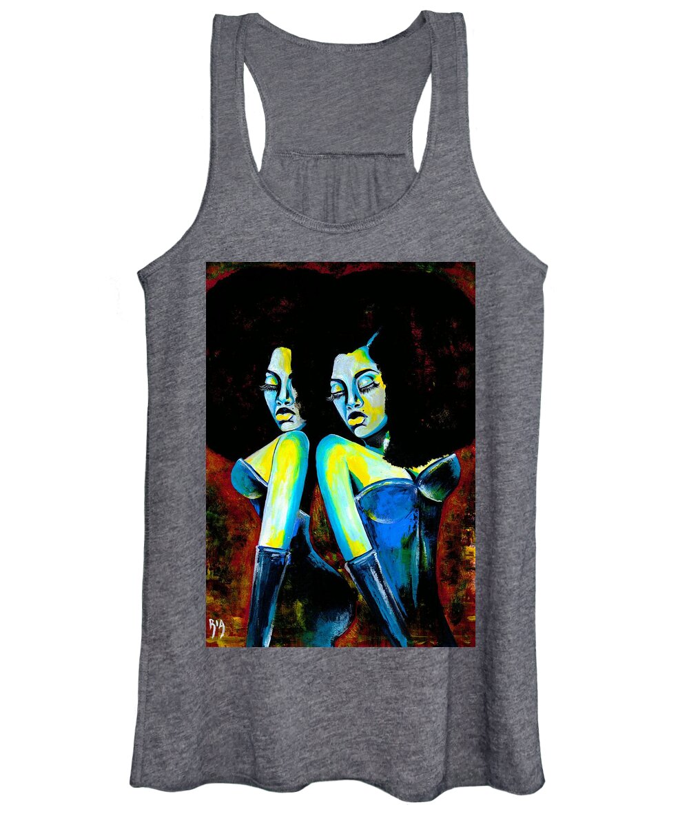 Afro Women's Tank Top featuring the photograph Radiance by Artist RiA