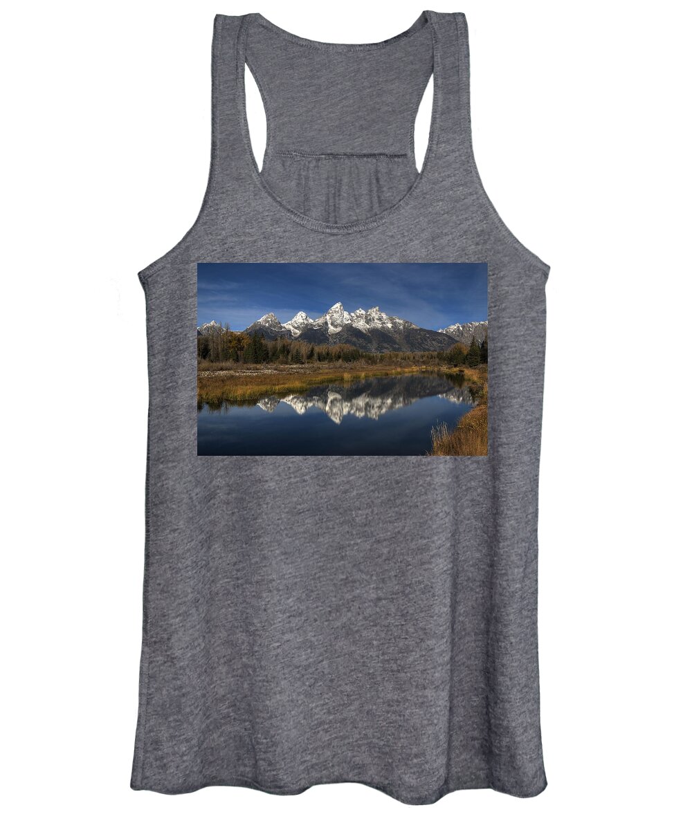Schwabacher's Landing Women's Tank Top featuring the photograph Reflection of Change by Ryan Smith