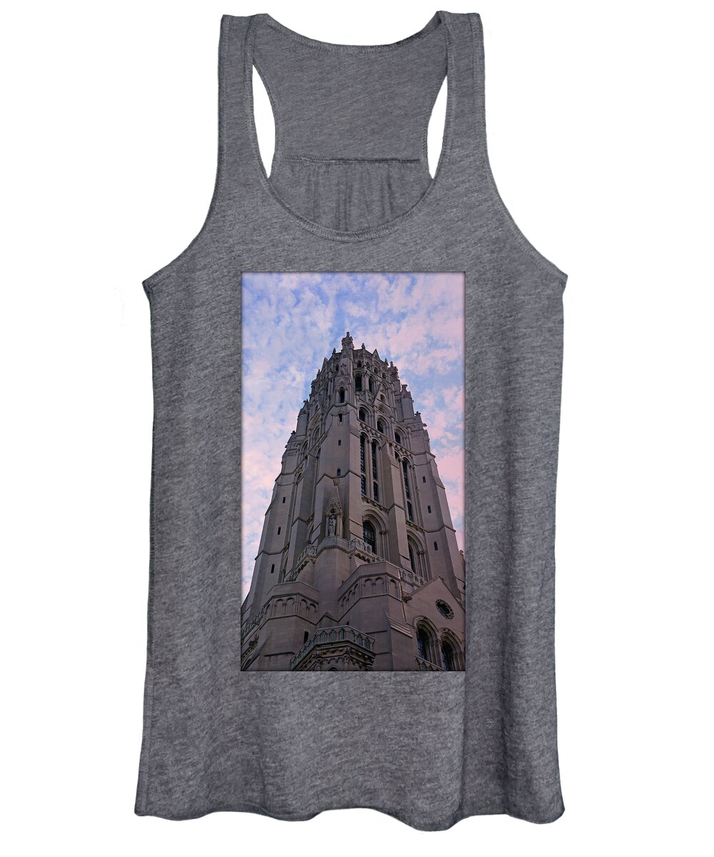 America Women's Tank Top featuring the photograph Riverside Church by Stephen Stookey