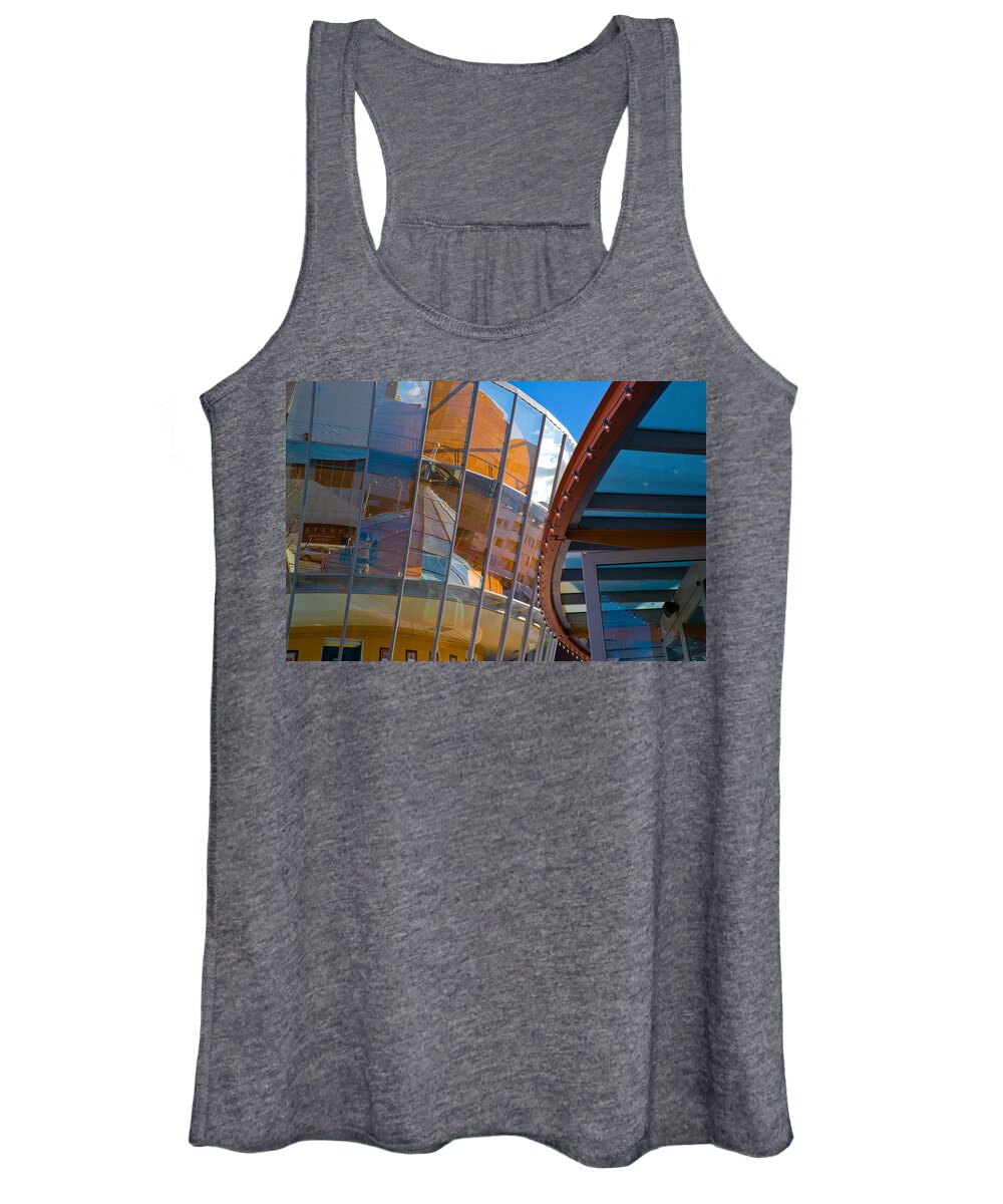 Urban Reflection Women's Tank Top featuring the photograph San Francisco Childrens Museum by David Smith