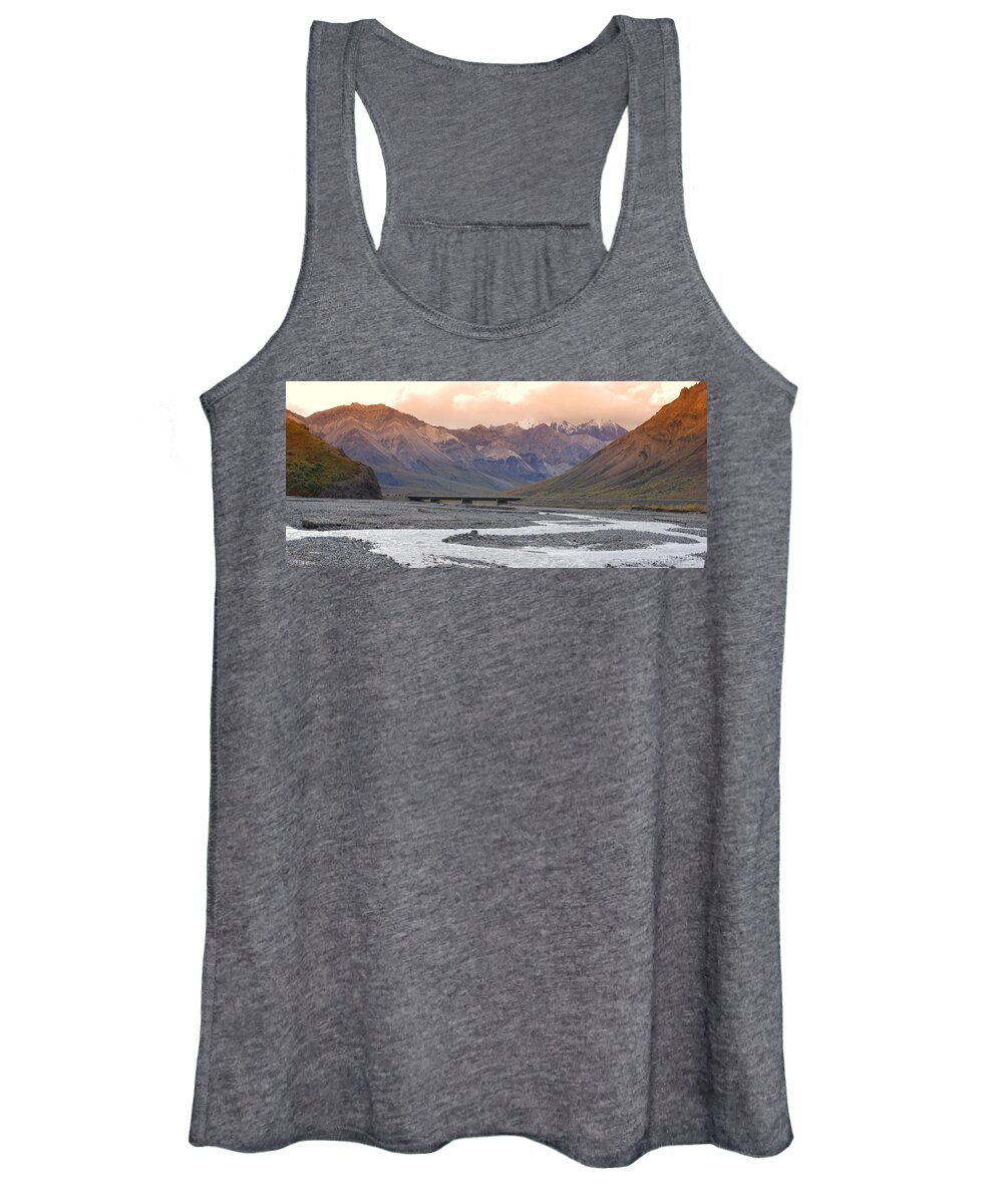 Alaska Women's Tank Top featuring the photograph Savage River by Jim Cook