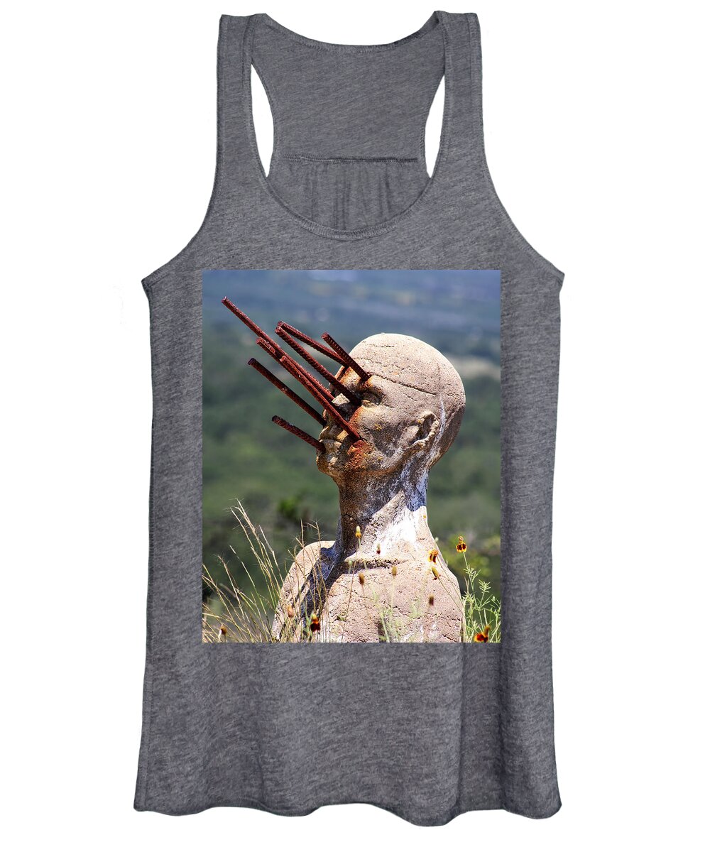 Steel Women's Tank Top featuring the photograph Steel Vision by Daniel George