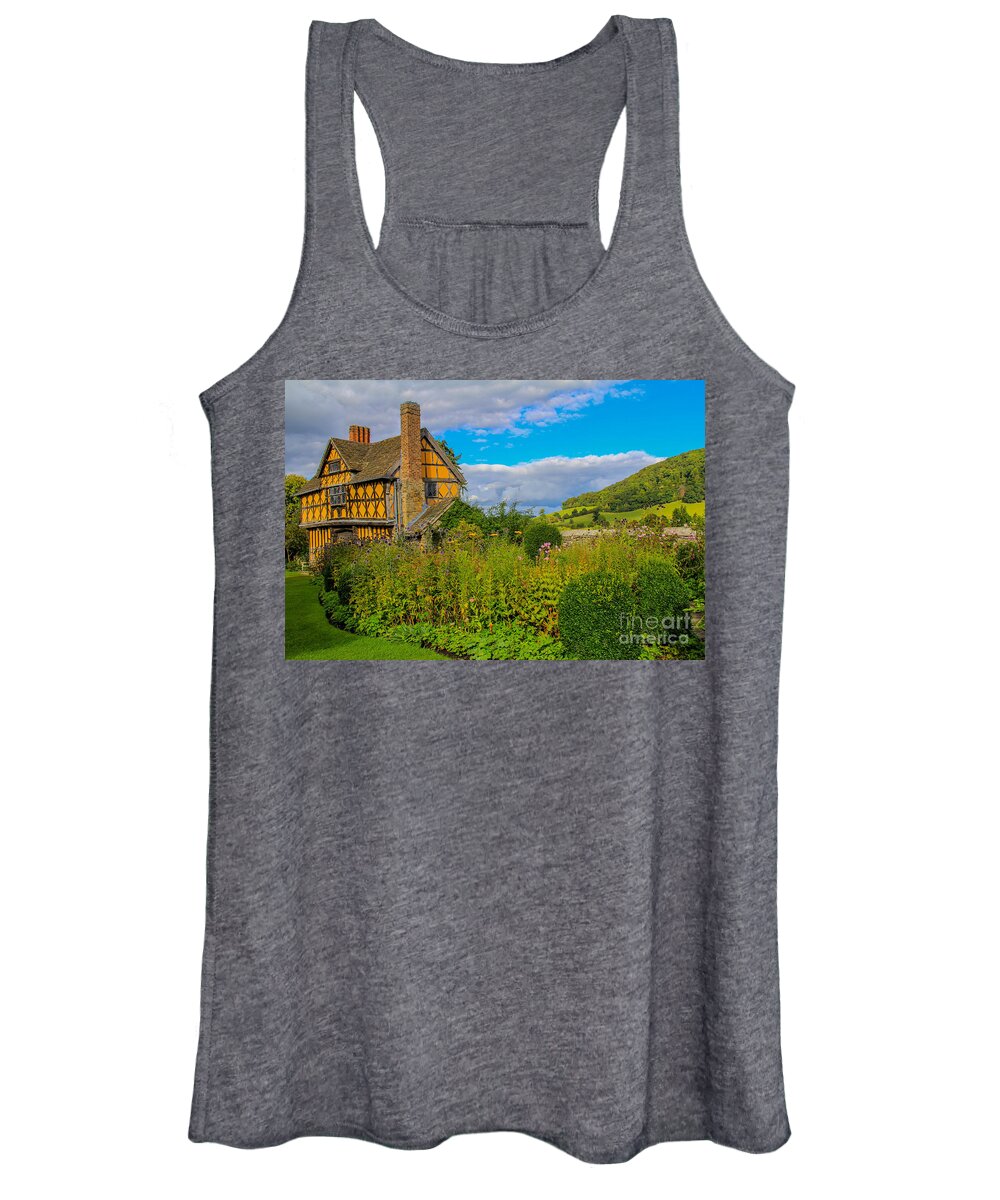 Castle Women's Tank Top featuring the photograph Stokesay Castle by SnapHound Photography