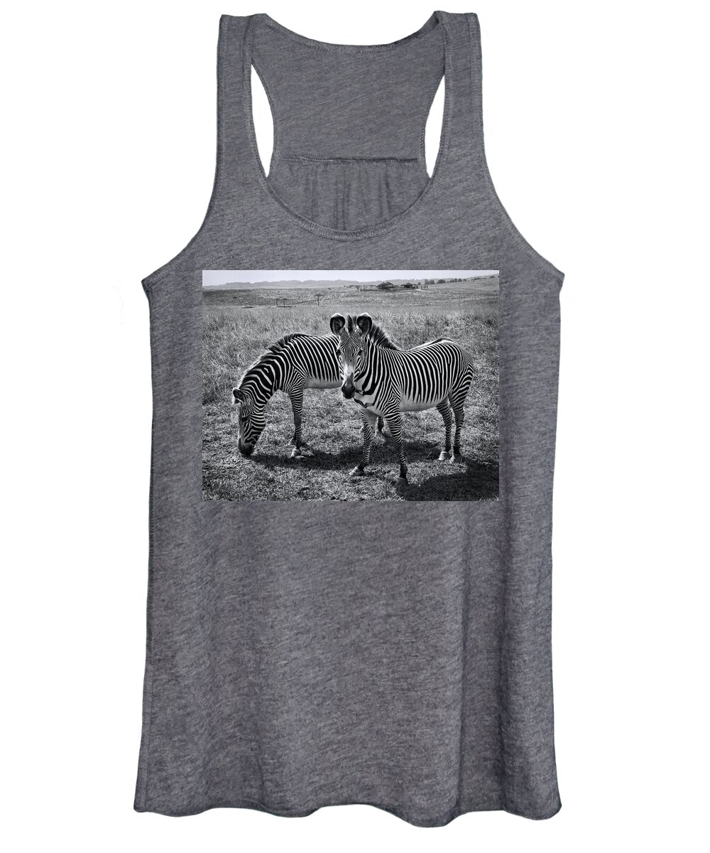 Stripes Duo Women's Tank Top featuring the photograph Stripes Duo by Phyllis Taylor