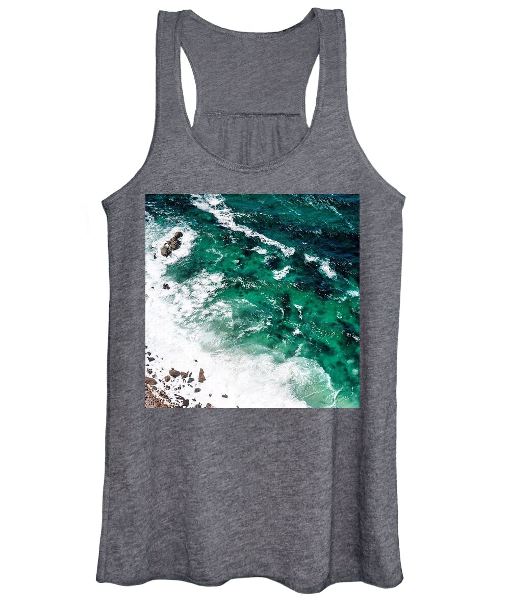 Refreshing Women's Tank Top featuring the photograph The Ocean, Cape Point by Aleck Cartwright