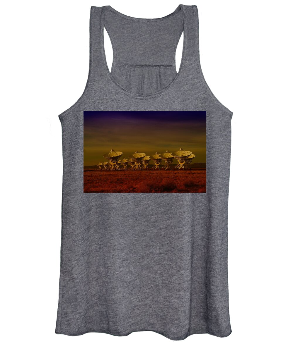 Very Large Array Women's Tank Top featuring the photograph The Very Large Array in New Mexico by Jeff Swan