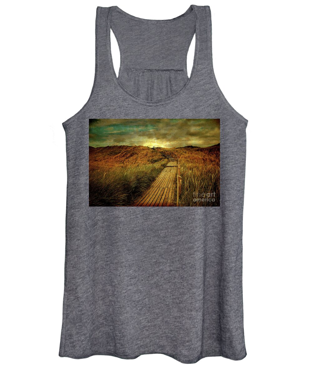 Nature Women's Tank Top featuring the photograph The Way by Hannes Cmarits
