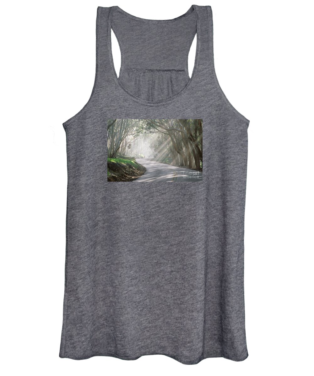 Road Women's Tank Top featuring the photograph The WAY HOME by Alice Cahill