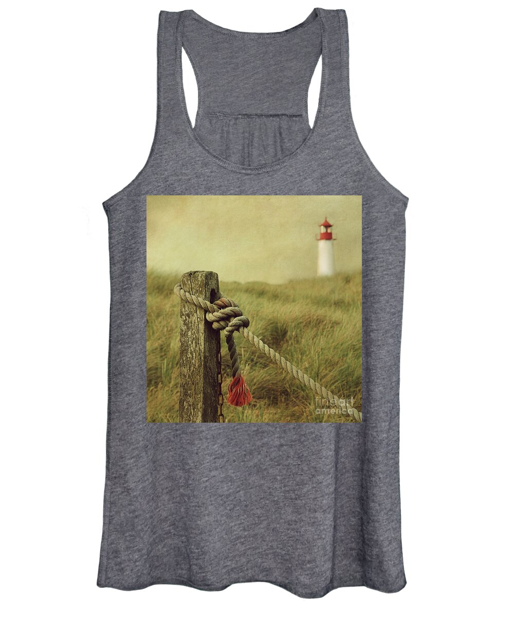 Lighthouse Women's Tank Top featuring the photograph To The Lighthouse by Hannes Cmarits
