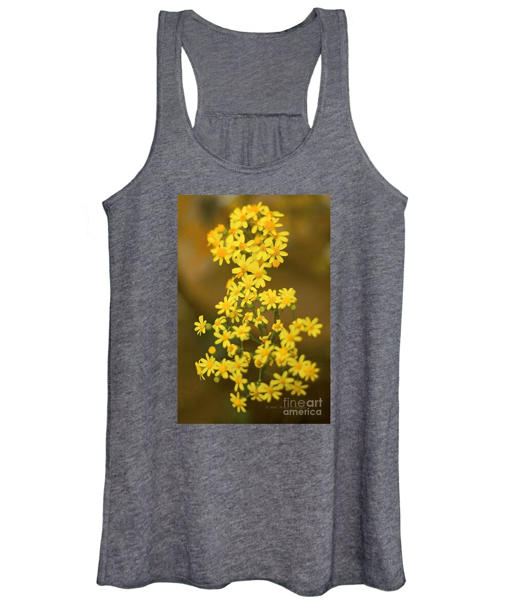 Vertical Women's Tank Top featuring the photograph Unknown Flower by Richard J Thompson 