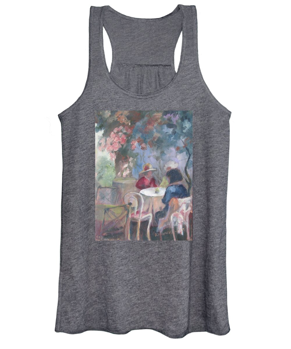  Tea Women's Tank Top featuring the painting Waiting for Tea by Susan Richardson