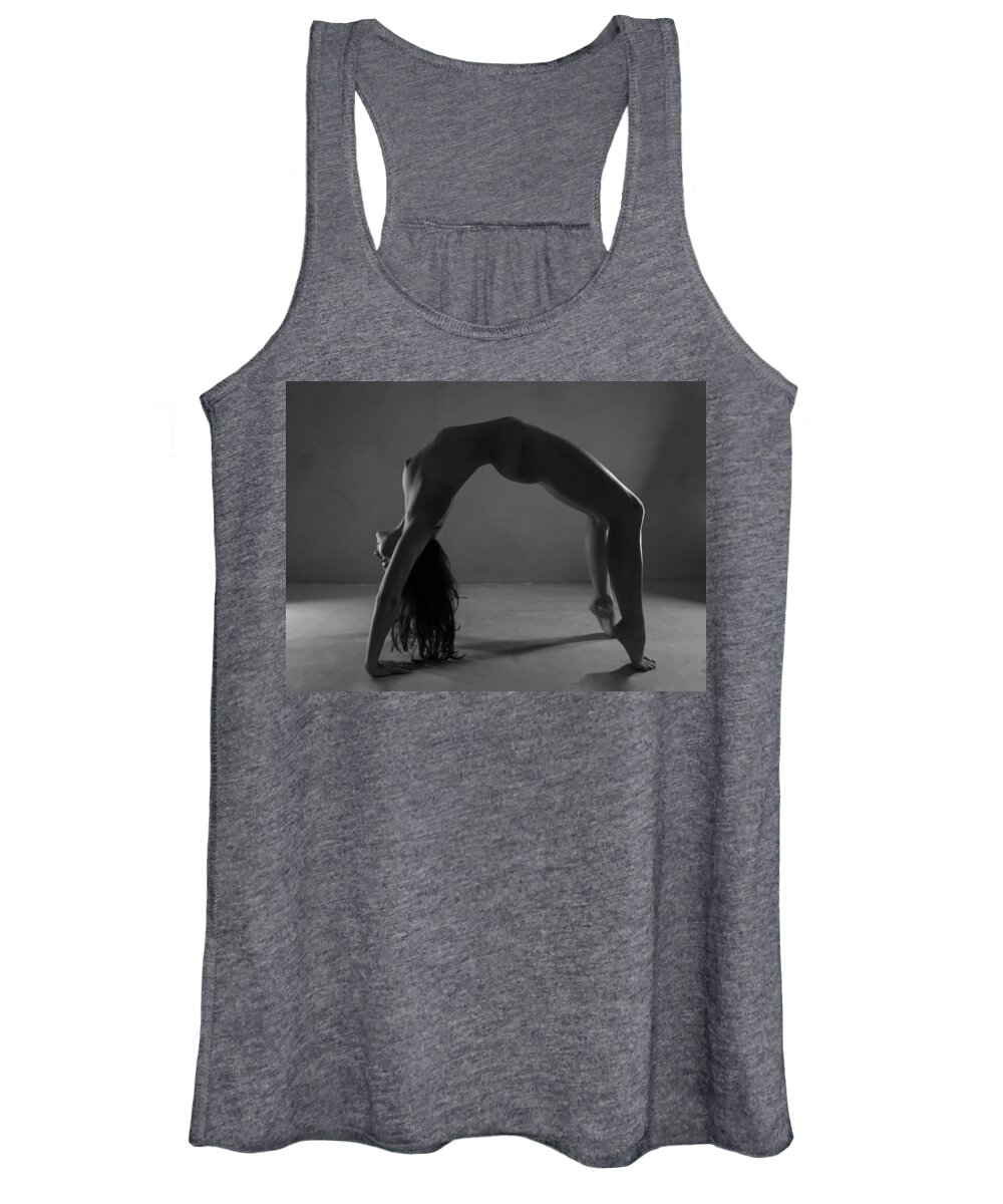 Yoga Women's Tank Top featuring the photograph Yoga by Blue Muse Fine Art