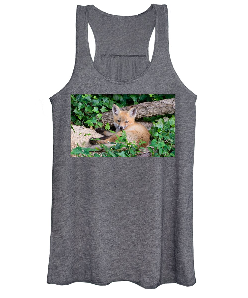 Young Women's Tank Top featuring the photograph Naptime by Stacy Abbott