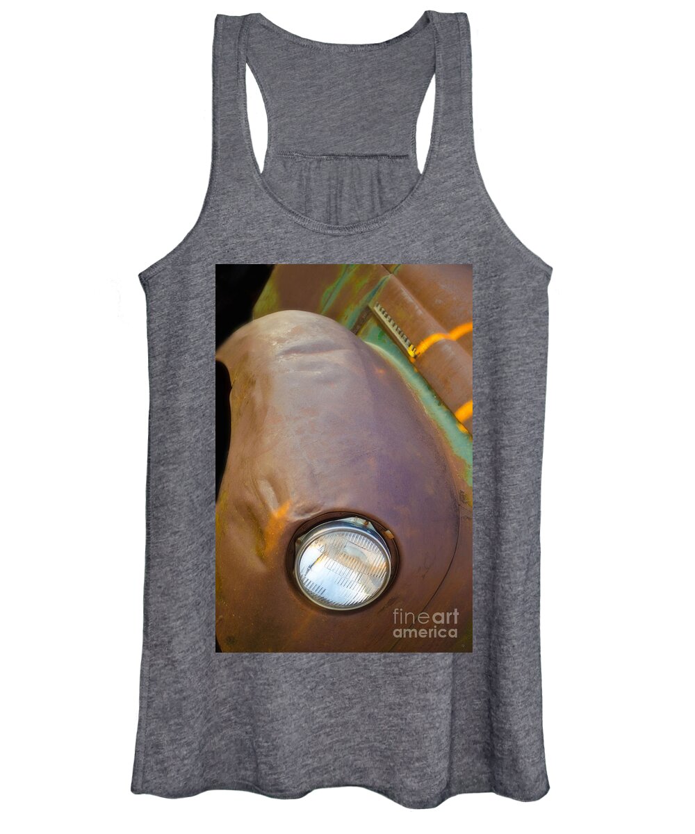 Automobile Women's Tank Top featuring the photograph 1941 International Truck Fender by Donna Greene