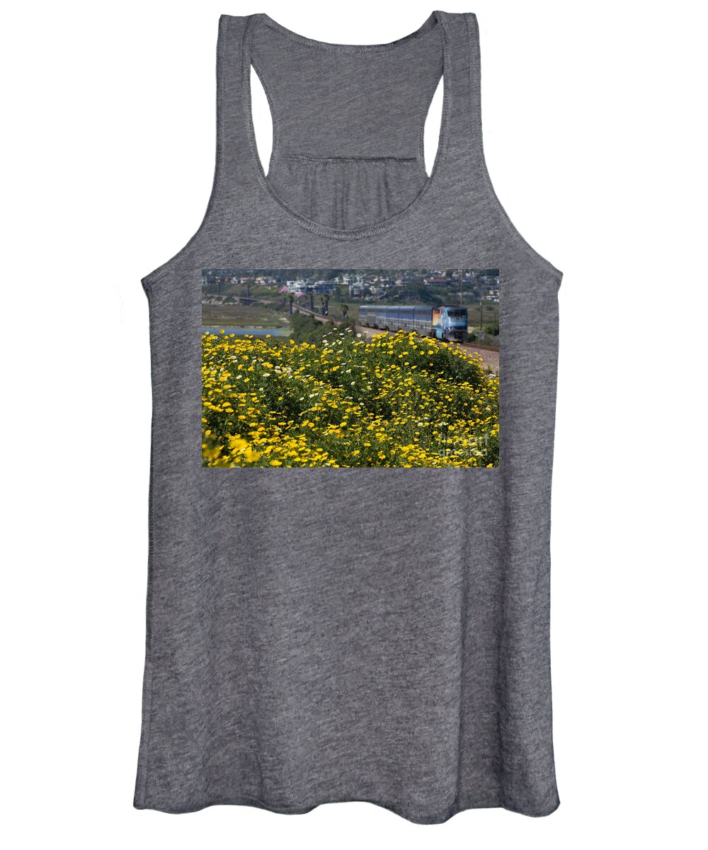 Wildflowers Women's Tank Top featuring the photograph California wildflowers #2 by Daniel Knighton