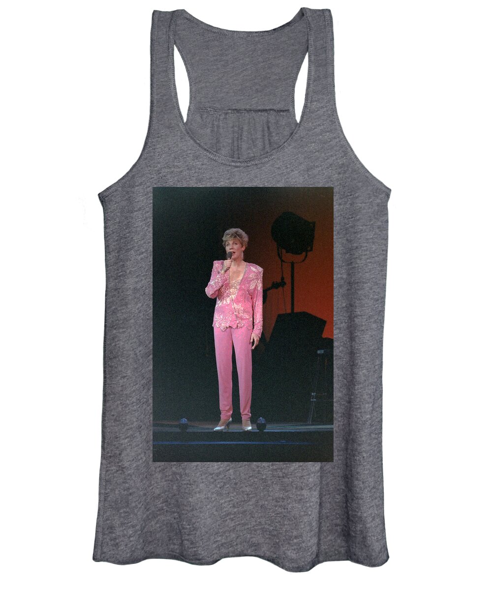 Music Women's Tank Top featuring the photograph Anne Murray by Mike Martin