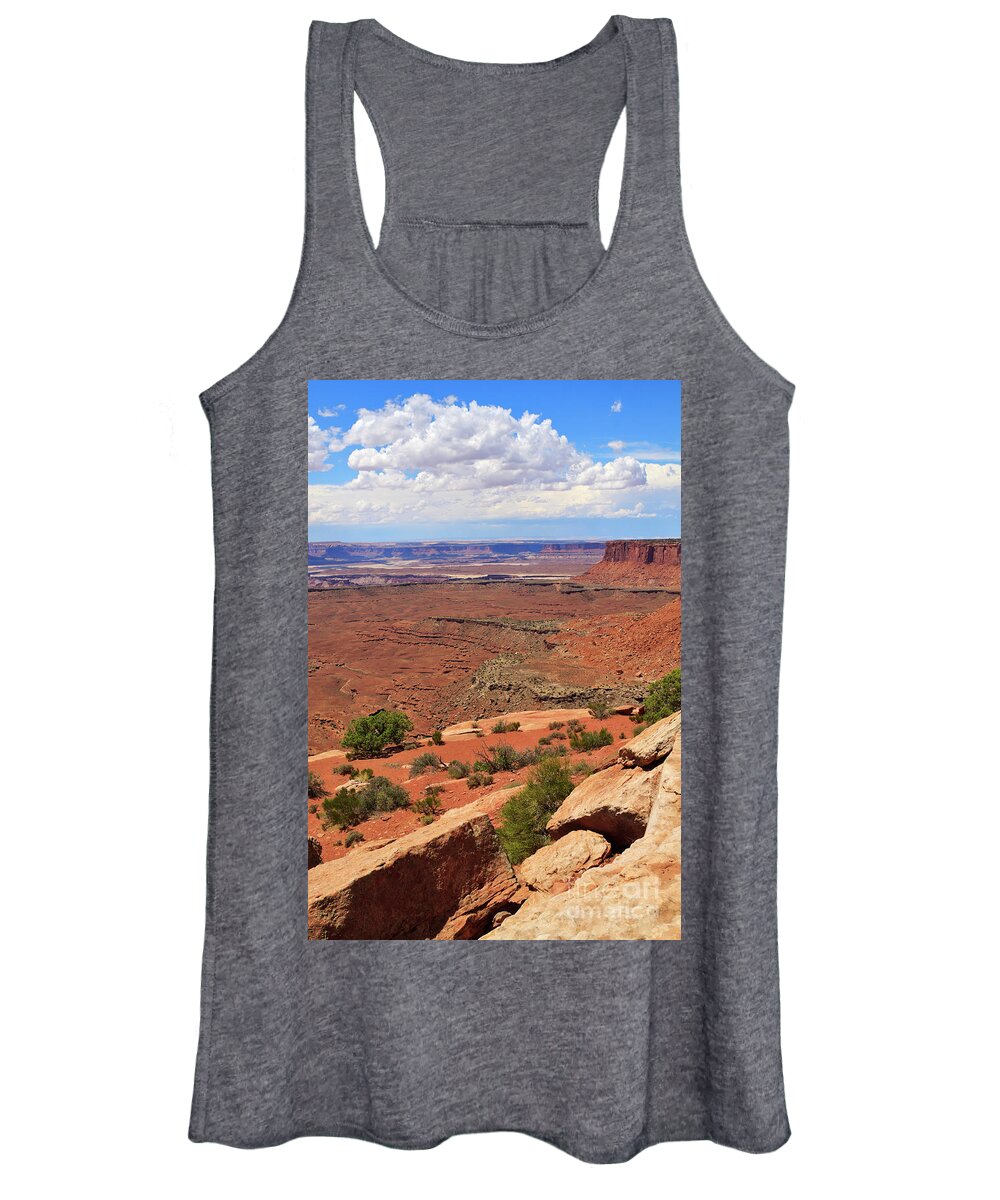 Canyonlands Women's Tank Top featuring the photograph Candlestick Tower Overlook Canyonlands National Park by Louise Heusinkveld