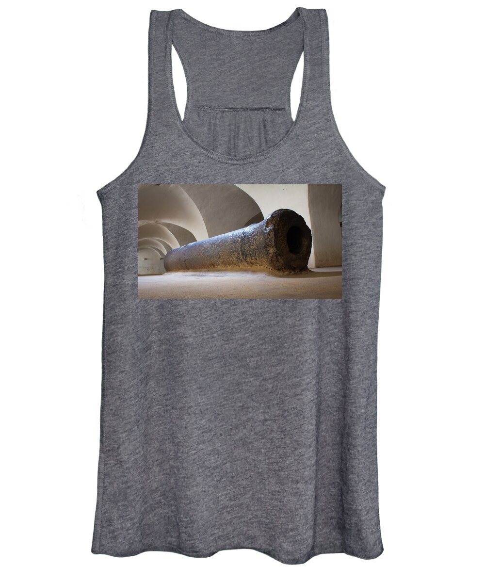 Srirangapatnam Women's Tank Top featuring the photograph Canon by SAURAVphoto Online Store