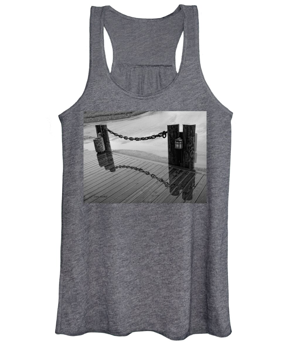 Chain Women's Tank Top featuring the photograph Chained Together by Donna Blackhall