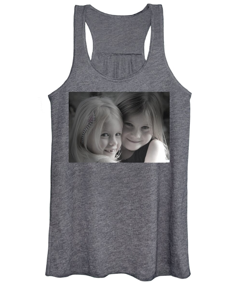 Cousins Women's Tank Top featuring the photograph Cousins by Betty Depee