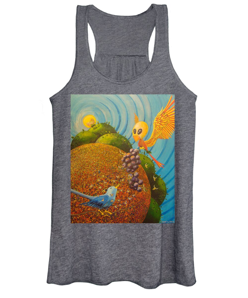 Creation Women's Tank Top featuring the painting Creation by Mindy Huntress