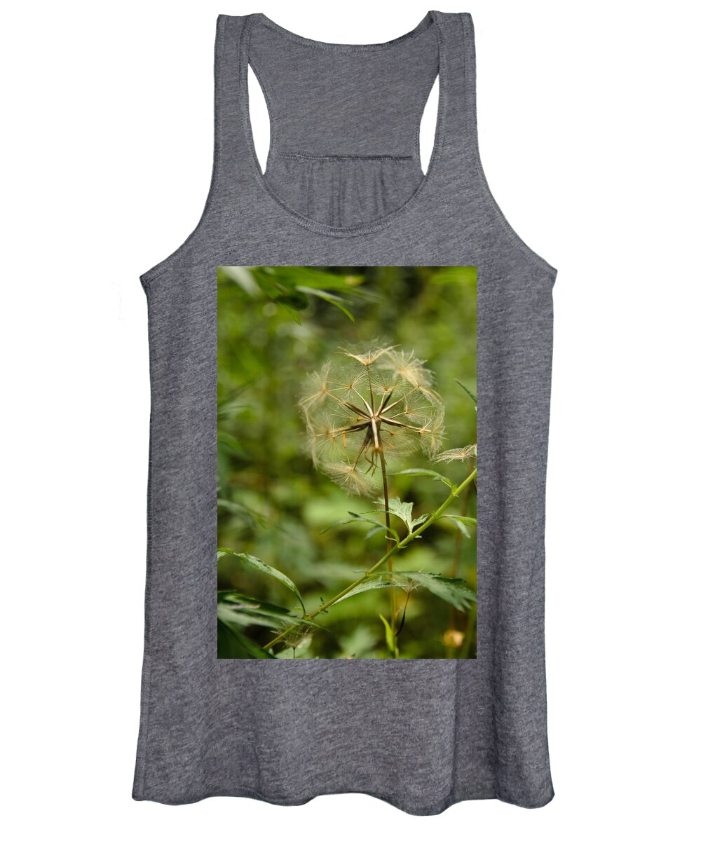 Blowball Women's Tank Top featuring the photograph Dandelion by Michael Goyberg
