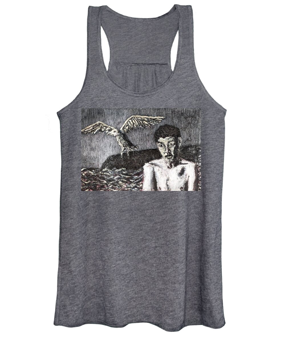 Landscape Women's Tank Top featuring the painting Doug by JC Armbruster