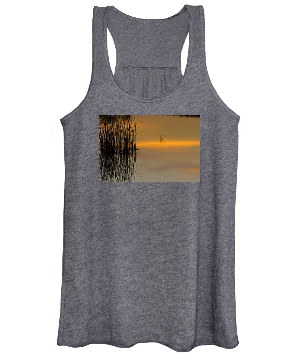 Everglades Women's Tank Top featuring the photograph Everglades Grasses by Ed Gleichman