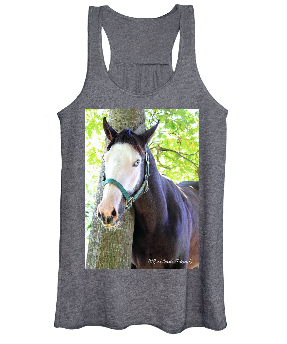  Women's Tank Top featuring the photograph 'Ghostface' by PJQandFriends Photography