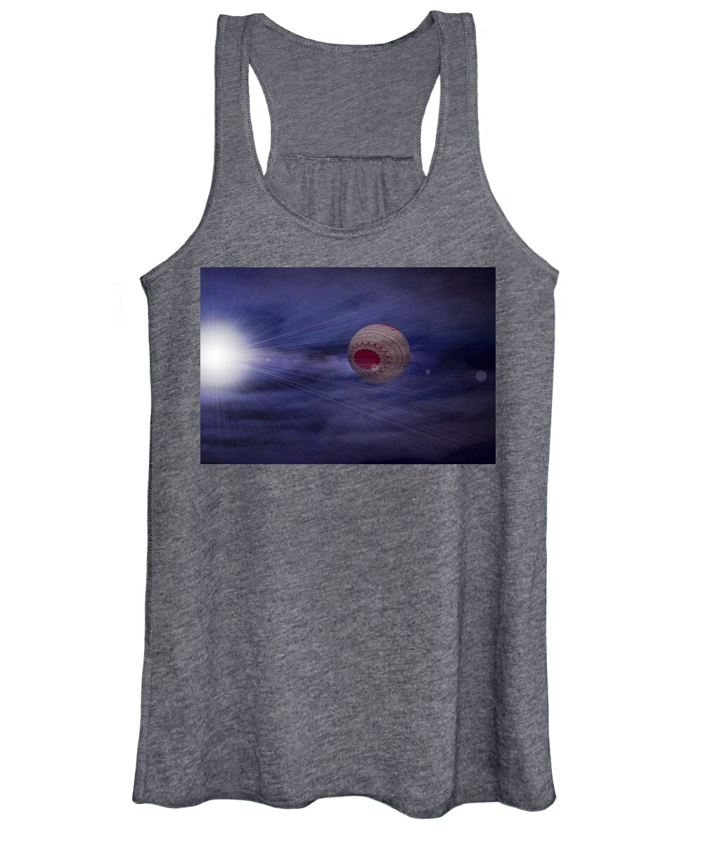  Women's Tank Top featuring the photograph Red Planet 2 by Theodore Jones
