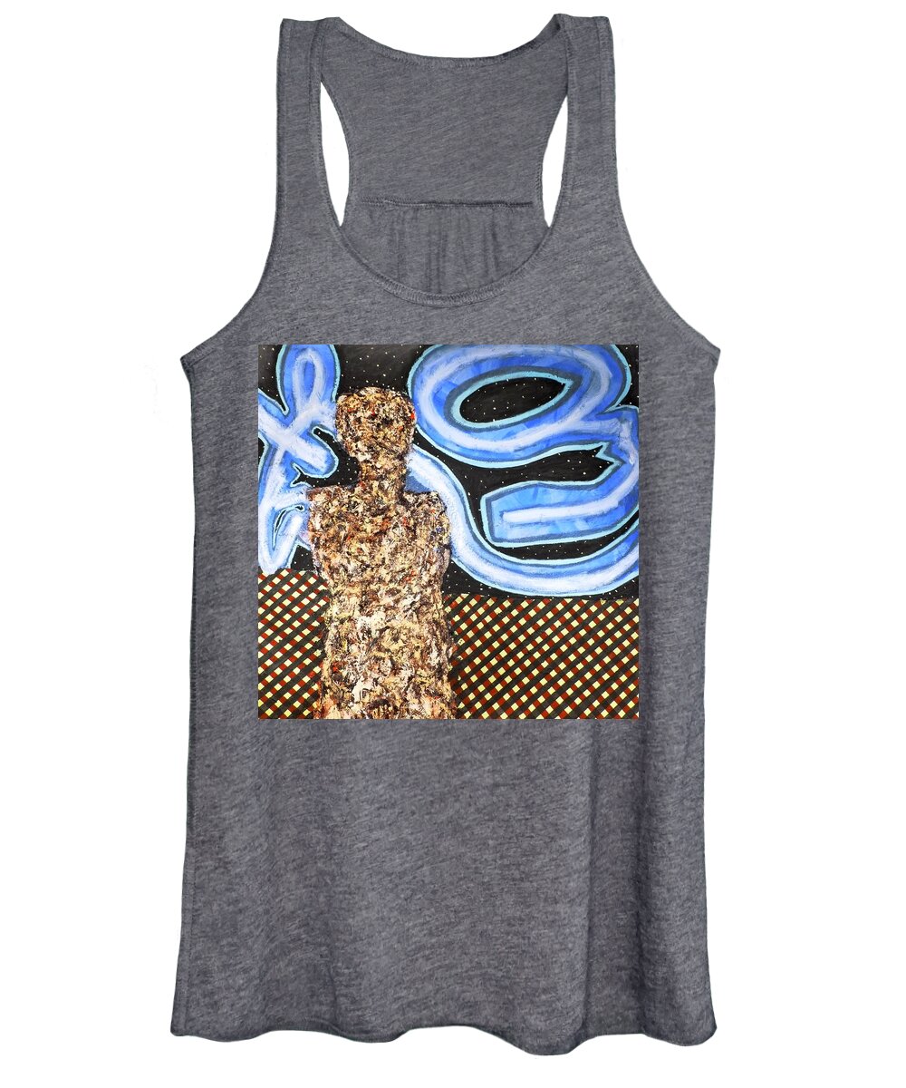  Women's Tank Top featuring the painting Train 1 by JC Armbruster