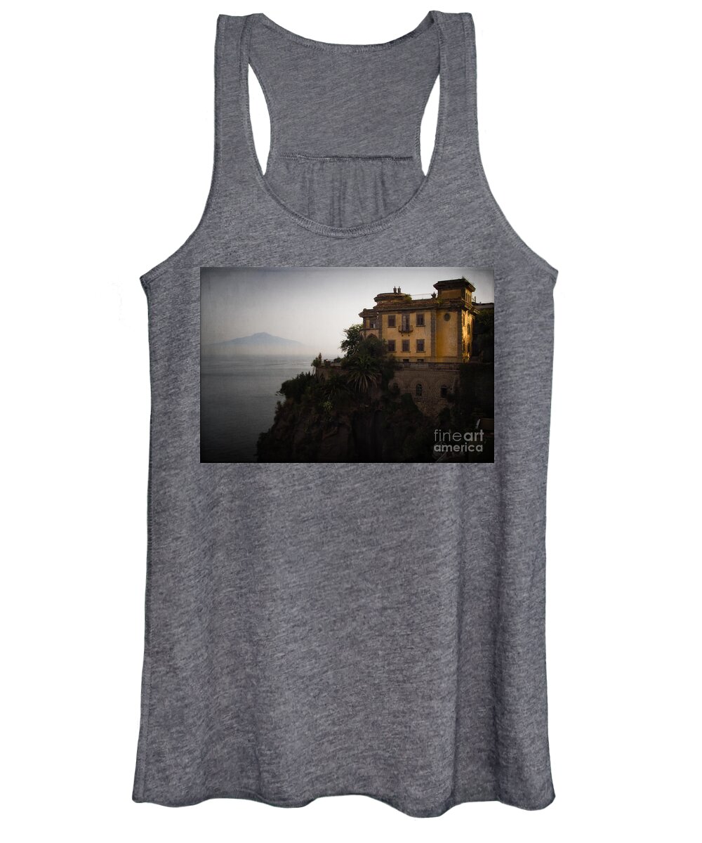 Sorrento Women's Tank Top featuring the photograph Vesuvius from Sorrento by Doug Sturgess