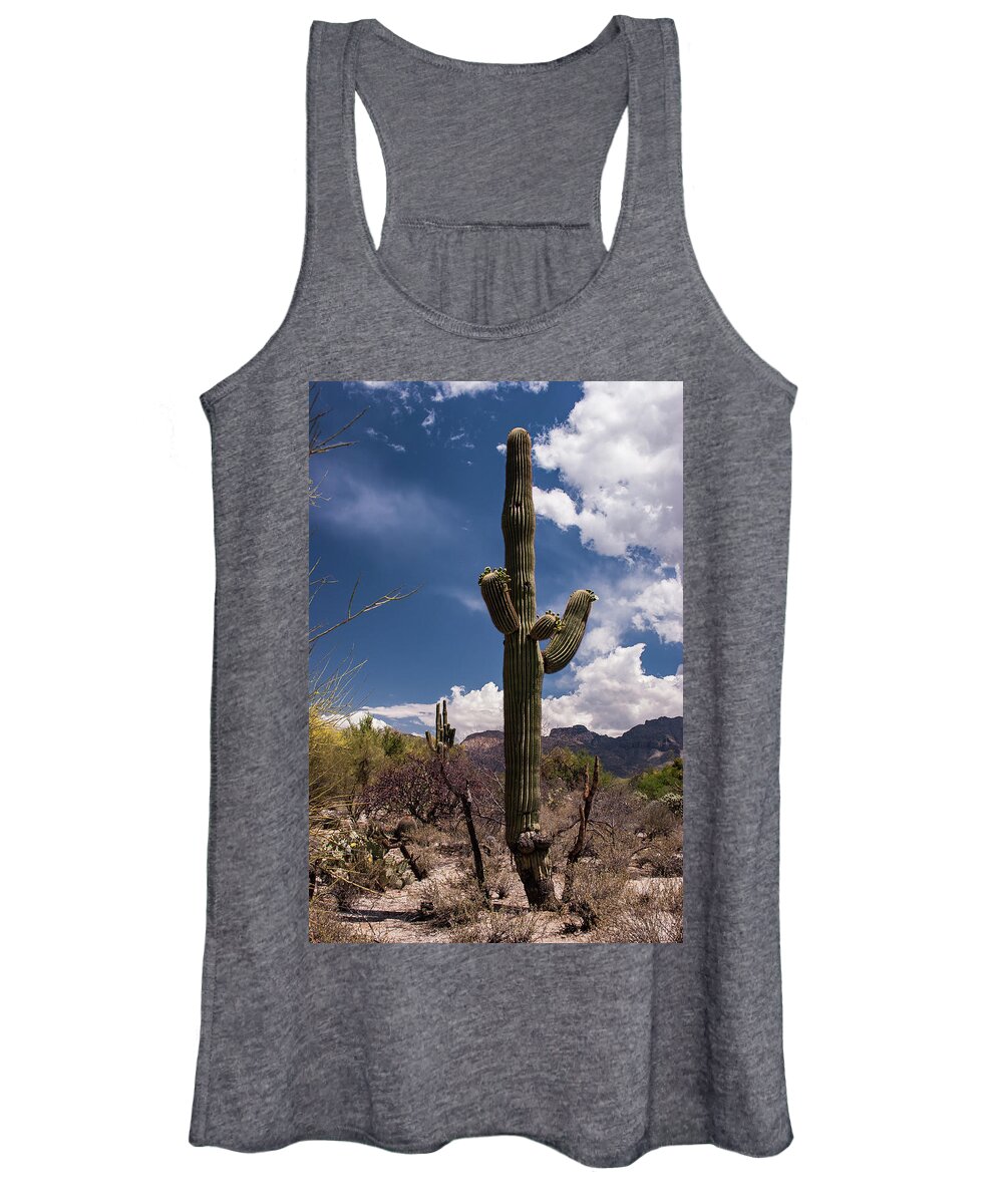 Arizona Women's Tank Top featuring the photograph Arizona Cactus #2 by David Palmer