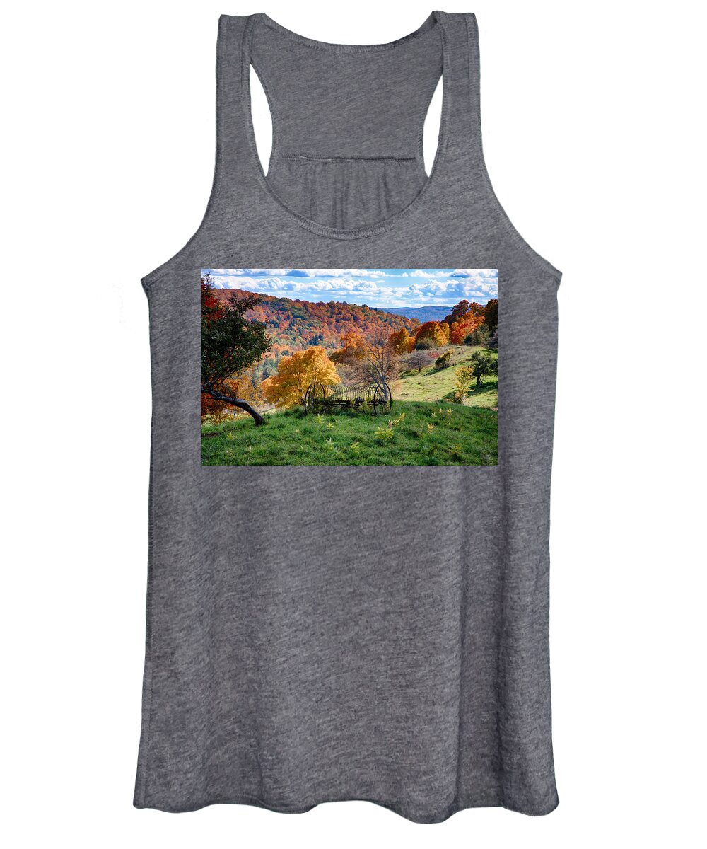 #jefffolger Women's Tank Top featuring the photograph Autumn this side of heaven #2 by Jeff Folger