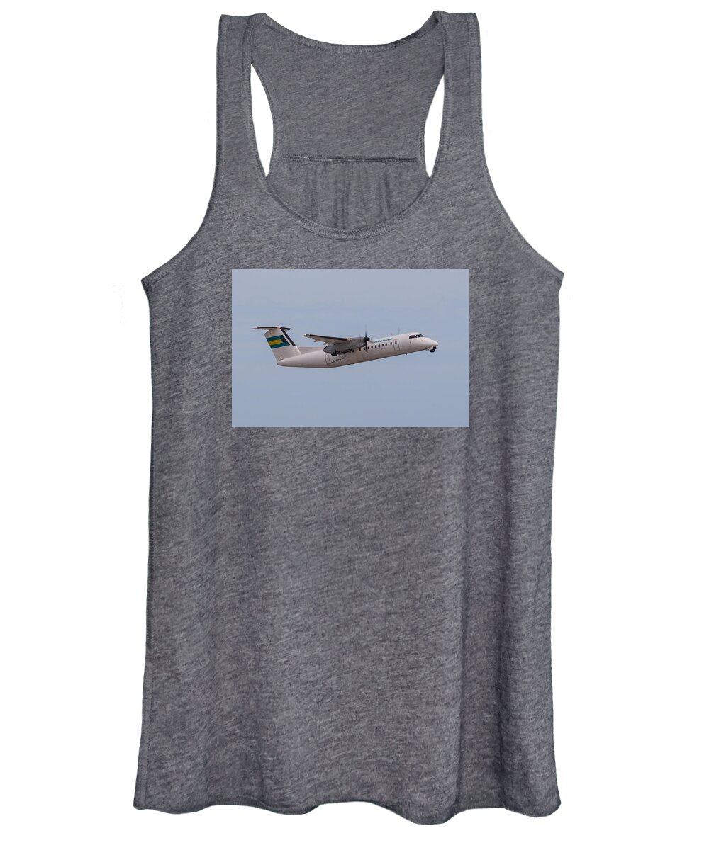 Airplane Women's Tank Top featuring the photograph Bahamas Air #1 by Dart Humeston