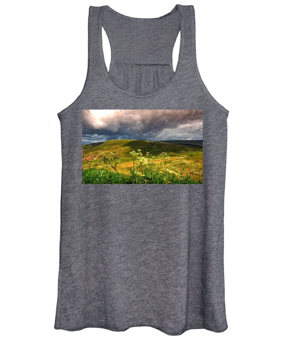 Brecon Women's Tank Top featuring the photograph Brecon Beacons #1 by Mark Llewellyn