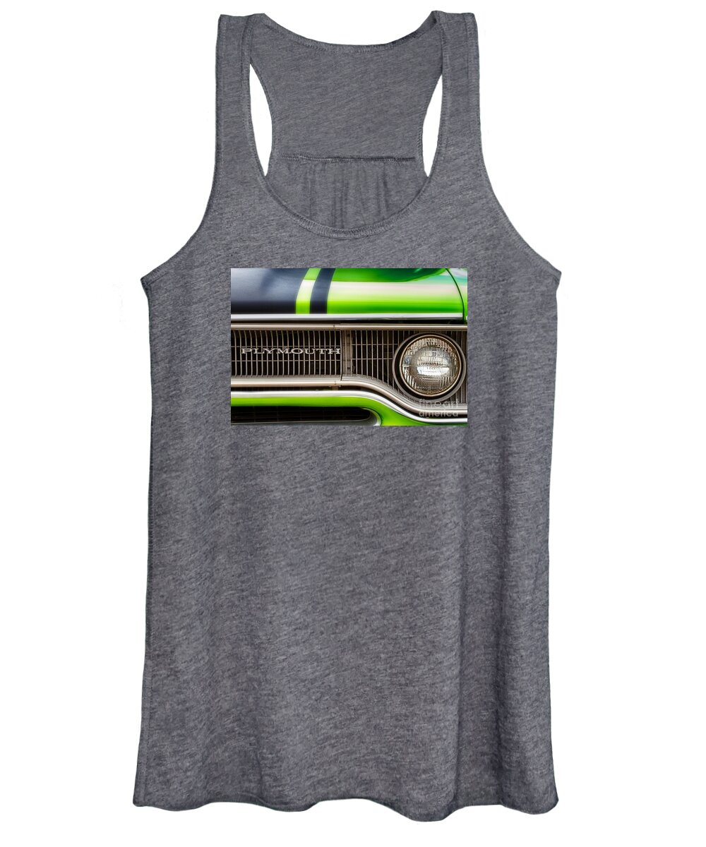Classic Women's Tank Top featuring the photograph Classic Plymouth #1 by Jarrod Erbe