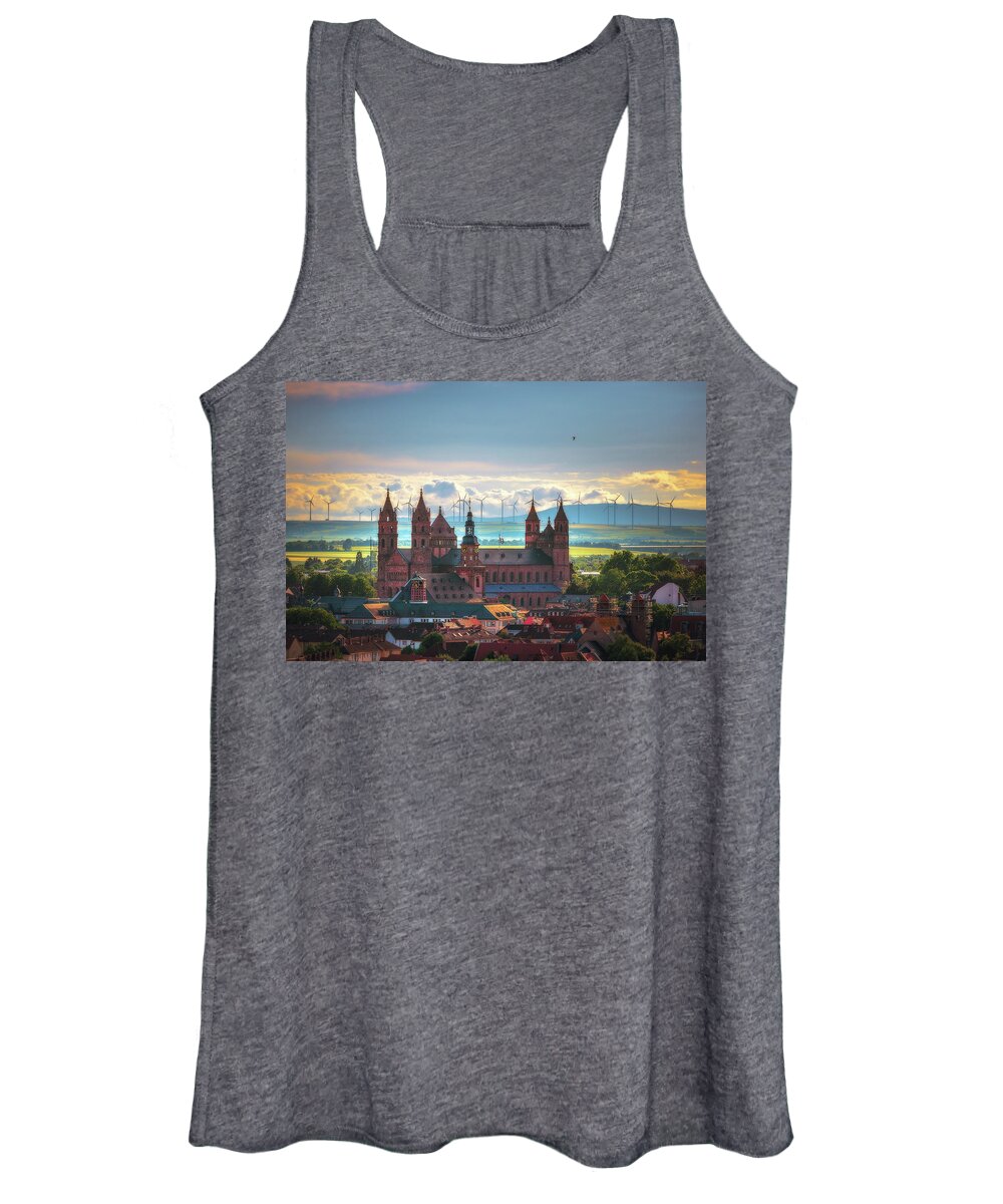 Dom Women's Tank Top featuring the photograph Dom St. Peter zu Worms #2 by Marc Braner