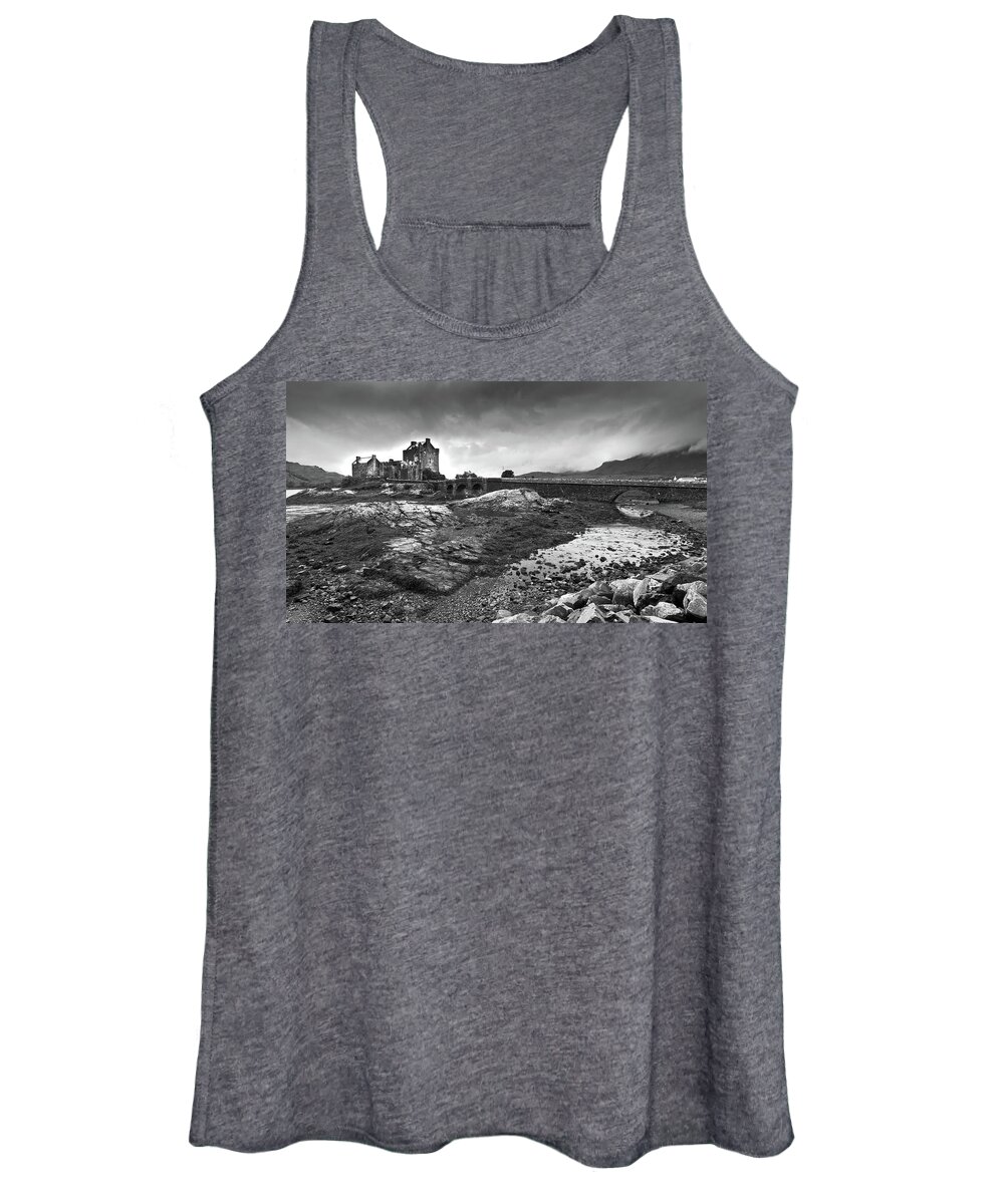 Eilean Donan Castle Women's Tank Top featuring the photograph Eilean Donan Castle in the Highlands of Scotland by Michalakis Ppalis