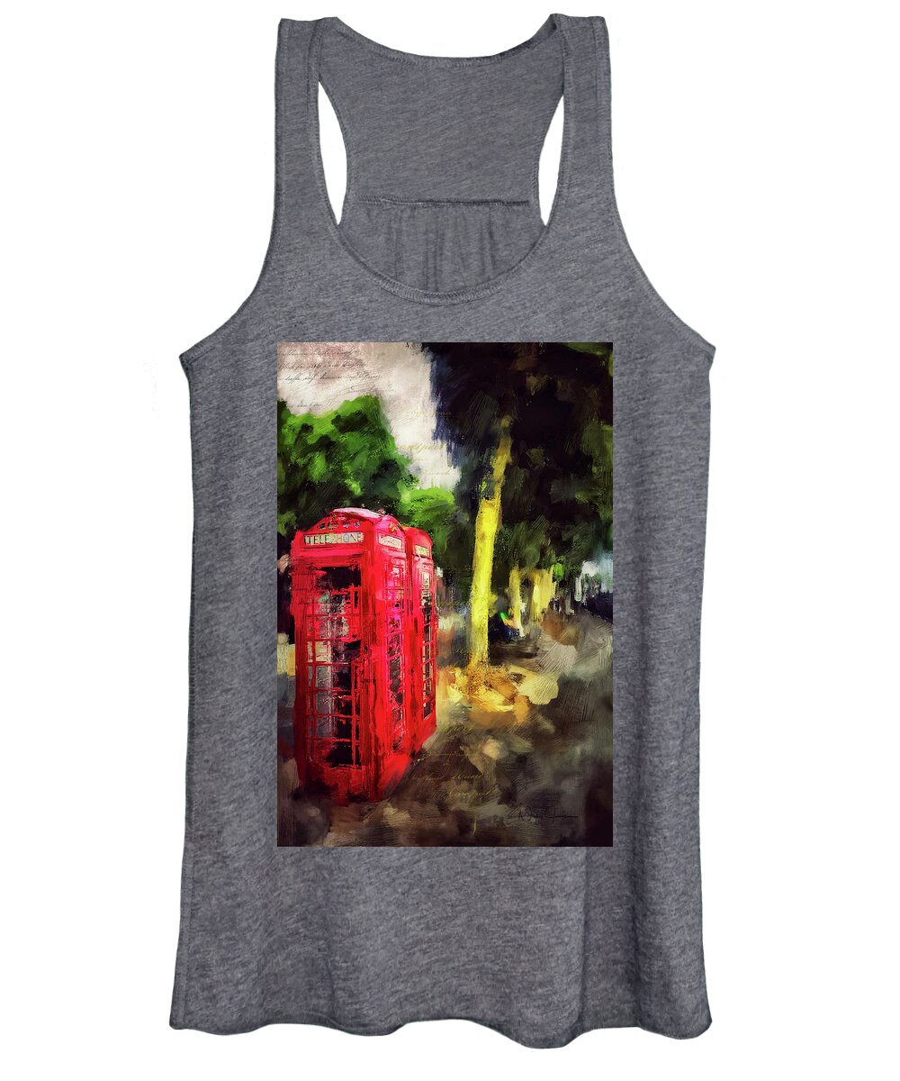 London Women's Tank Top featuring the digital art Embankment #1 by Nicky Jameson