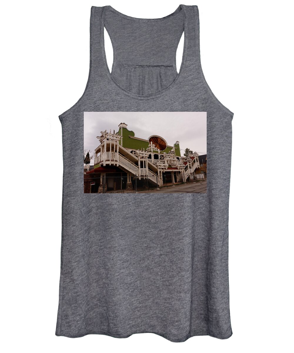  Women's Tank Top featuring the photograph Ghostcasino by Carl Wilkerson