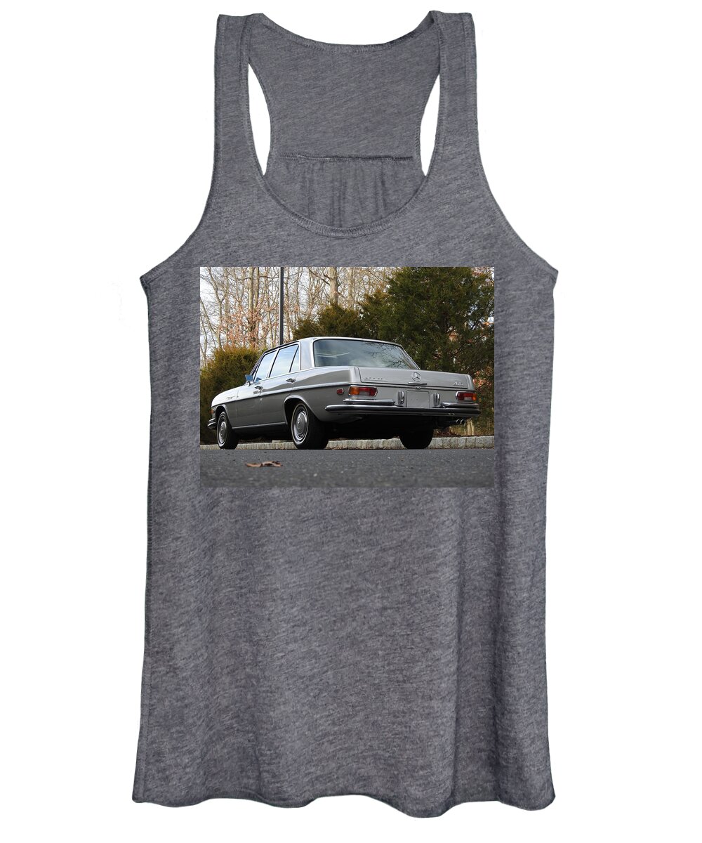 Mercedes-benz 300sel Women's Tank Top featuring the photograph Mercedes-Benz 300SEL #1 by Jackie Russo
