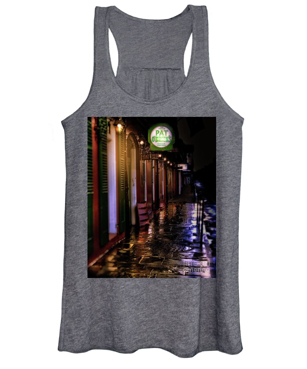 French Quarter Women's Tank Top featuring the photograph Pat O'Briens #1 by Jarrod Erbe